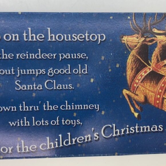 Publix “Up on the Housetop” Santa Dollar Bill Christmas Card – 2006 - Vintage - Picture 5 of 8